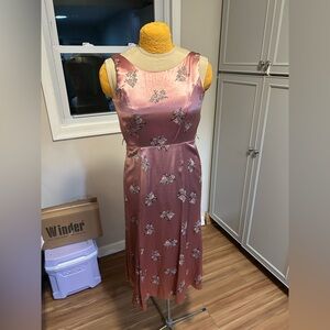 Donna Ricco Vintage 6P Floral Button Down Dress